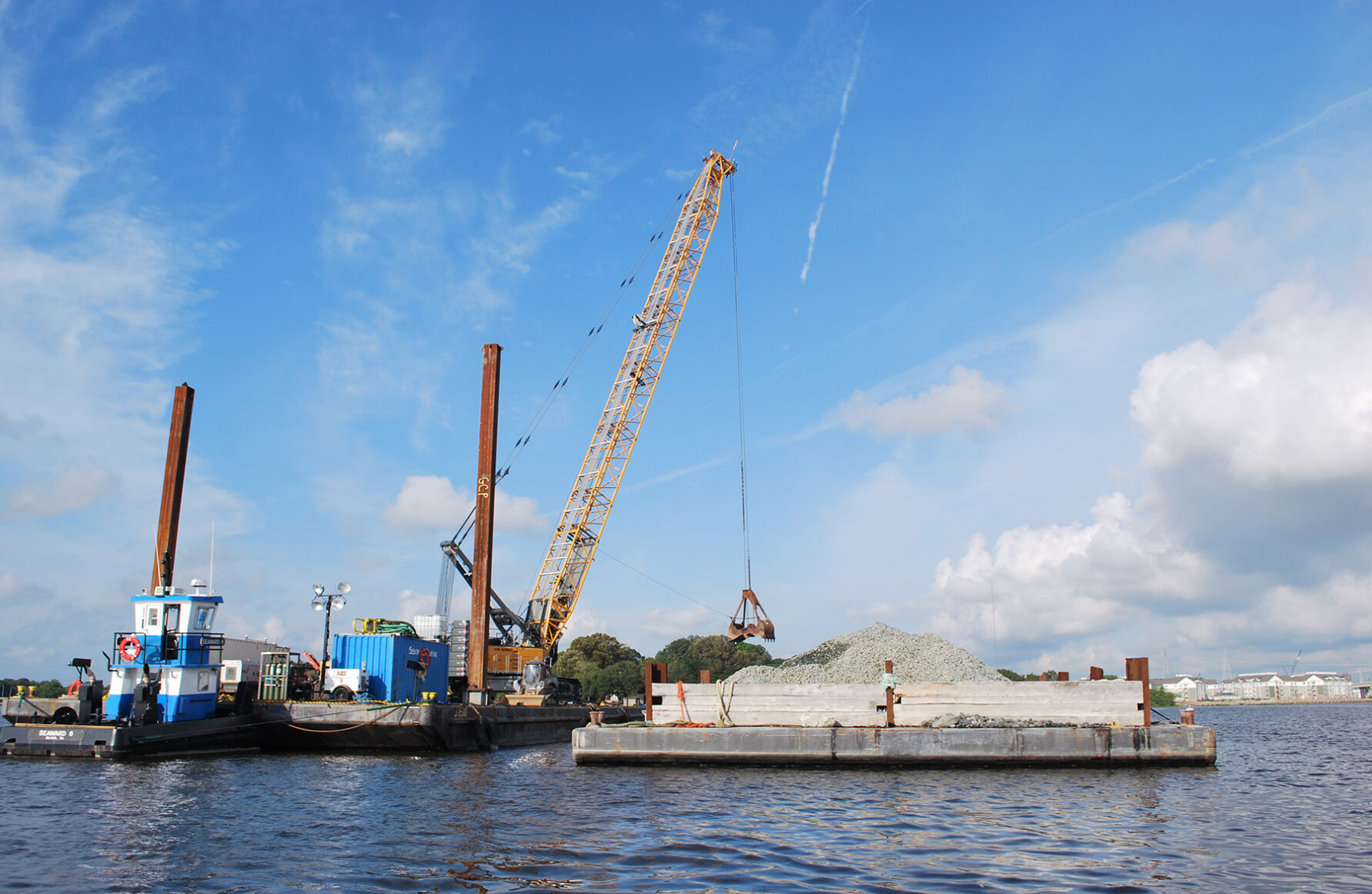 Oyster restoration on Eastern Branch of Elizabeth River